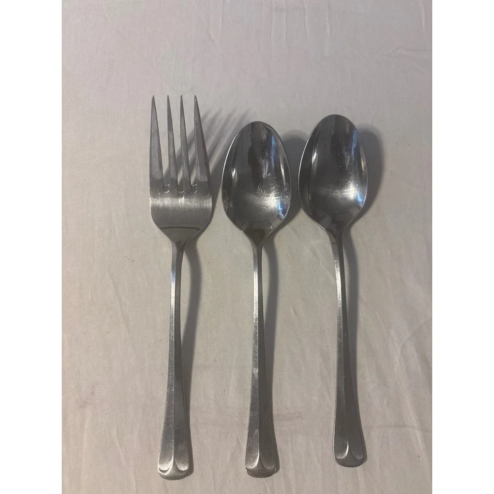 Ekco Eterna Flatware Set 3pc  Good Colonial Richmond Stainless‎ Steel Korea